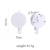 Baby Wooden Bed Bell Cartoon Rabbit Mobile Hanging Rattles Toy Hanger Crib Mobile Bed Bell Wood Toy Holder Arm Bracket Kid Gifts