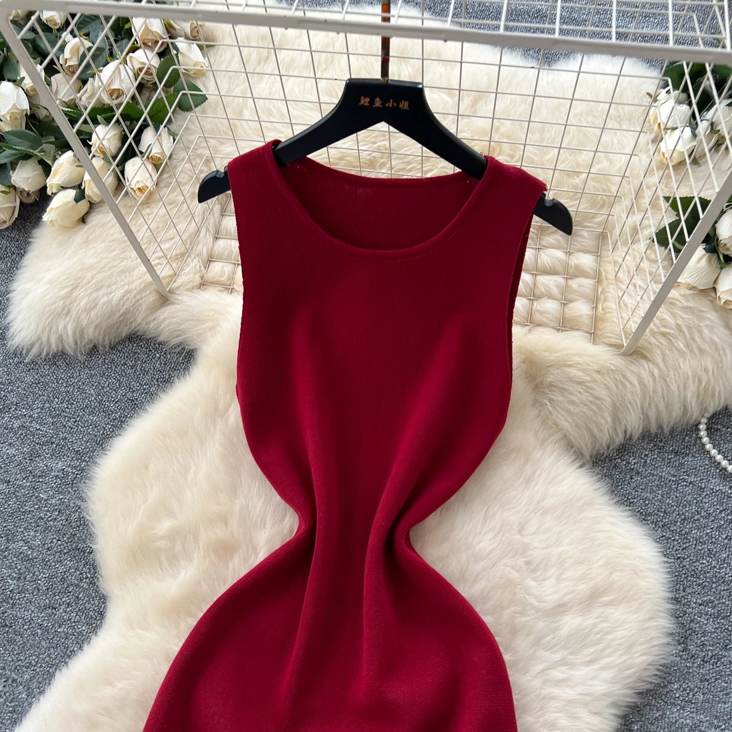 Sexy Backless Knit tassel High Waist Pleated Dress Casual A-line Dress Beach Vestidos Women Evening Party
