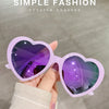 Neue herzförmige polarisierte Sonnenbrille für Damen, modisch, süß, Retro, Vintage, Verlaufs-Sonnenbrille, UV400-Schutz, Unisex-Brille