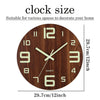 12 Inch Luminous Wall Clock Wood Silent light in dark night Nordic Fashion Wall Clock Non Ticking Clock With Night Light