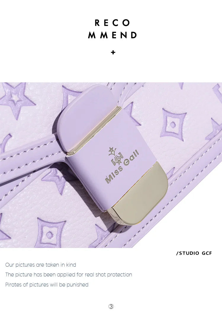 Designer Handheld Small Square Bag 2025 New Style Bow Sweet and High Quality Texture Single Shoulder Cross Shoulder Female