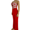 Damen Sommer Trägerloser Jumpsuit Sexy Einteiler Outfits Cut Out Taille Party Jumpsuit Kleidung Damen Langer Rückenfreier Overall