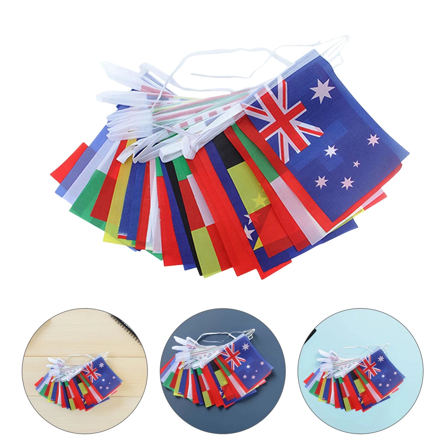 2026 Football Cup Flag 14x21cm  Small World Flag Hanging Flag Bar Store Supermarket Cup banner for decoration