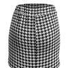Qianniao style elegant elastic waist half skirt, hip hugging high waist short skirt