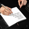 DELI Metal Sign Pen 0.5mm Gel Ink Pens Golden Silver Color Metallic Writing Pen Office Supplies