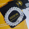 Pass Diamond Test Hip Hop Jewelry VVS1 Stone Shiny 2row 3row Men Women 925 Sterling Silver Necklace Moissanite Cuban Link Chain