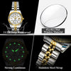POEDAGAR Luxury Elegant Watch for Women Waterproof Luminous Date Ladies Watch Stainless Steel Quartz Women's Watches Girl Reloj