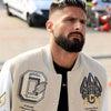 American Letter Embroidery Pattern Rhinestone High Quality Jacket And Coat Men Y2K New Street Hip Hop Vintage Baseball Uniform