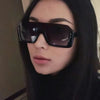 Neuartige Sonnenbrillen für Herren und Damen – modische, mehrfarbige große Rahmen, quadratisch, rundes Gesicht, Retro-Integrationsbrille