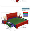 Europäisches Luxus-Schlafzimmer-Set, weich, modern, High-End-Aufbewahrung, Queen-Size-Schlafzimmer-Set, Holz, cool, Apartment, Möbel für Schlafzimmer