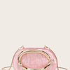 Women Acrylic Clutch Box Handbag Metal Handle Evening Bag Trendy Ladies Shoulder Crossbody Purse for Wedding Prom Cocktail Party