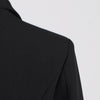 TWOTWINSTYLE Solid Hollow Out Patchwork Belt Blazers For Women Notched Collar Long Sleeve Spliced Single Breasted Blazer Female