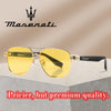 MASERATI Luxury Sunglasses Nylon Sunglasses UV400 Sunglasses for Driving Cycling Beach Outdoor for Men Women Trendy Design