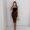 Giyu Sexy Camis Bandage Lace Up Corset Crop Tops Women 2025 Summer Elegant White Camisole Off Shoulder Backless Blusas Femme
