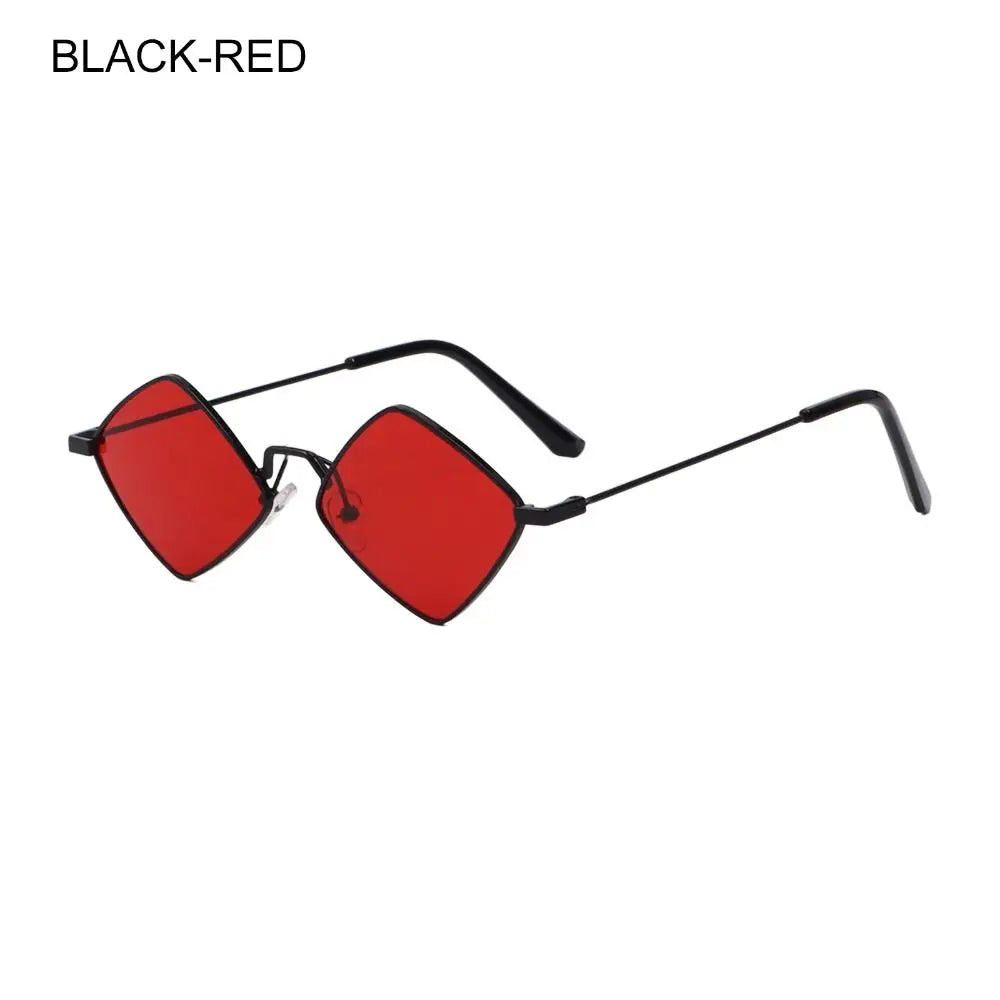 Square Polygonal Women Sunglasses 2025 Vintage Brand Diamond Rhombus Ladies Sun Glasses Men Female Fashion UV400 Shades Eyewear
