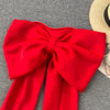 Women Hotsweet Sleeveless Sexy Zipper Chic Three-dimensional Butterfly Bow Slim Strapless Tank Top High Street Autumn Clothing