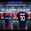 Custom Full Sublimation Player Version Football Jerseys Long Short Sleeve Football Shirt Breathable Training Soccer T shirt Men