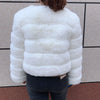 Women's Fashion faux fur coat super hot Autumn Winter women short Faux fox fur fluffy jacket high quality 7xl Ladies furry coats