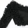 CM.YAYA Damen Rüschen Einärmel Schräger Kragen Tunika Bluse und Hemd Tops 2024 Sommer Streetwear Nachtclub Party Strand Tops