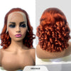 100 % vietnamesische Echthaarperücken, 250er Dichte, Ombre, Double Drawn, Bouncy Curly, Loose Wave, 13x4 HD Lace Front, klebefreie Perücke, vorgezupft