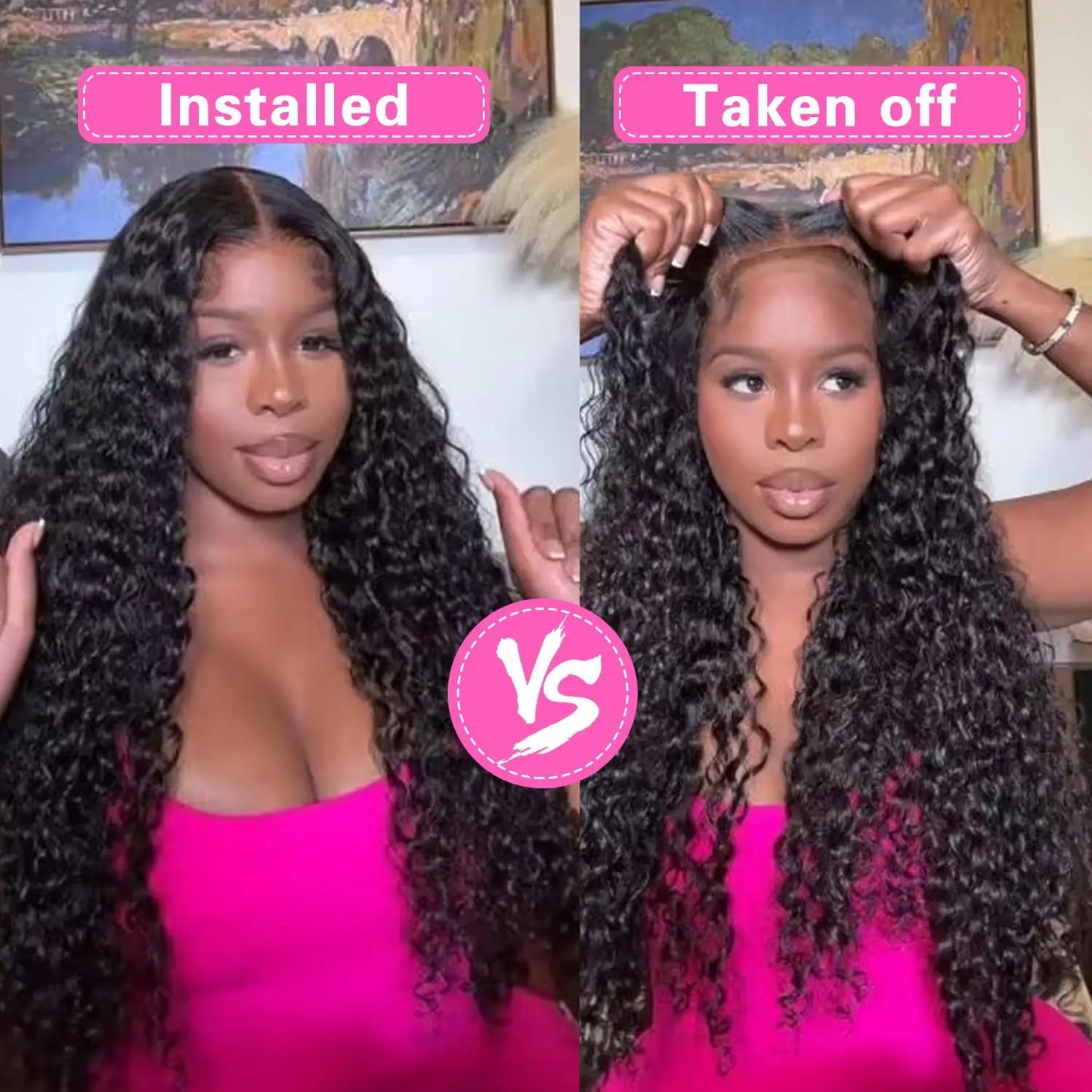 Loose Deep Wave Human Hair Wigs For Women Human Hair Glueless Wig Human Hair Ready To Wear Pre Plucked Brazilian Raw Human Hair