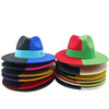 Low price wholesale Fedora hats men's and women's jazz hats red and white new tie dyed Fedora hats autumn classic hats sombrero
