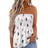 2022 Women Sexy Tube Top Summer Women Casual Tank Crop Tops Solid Color Elastic Design Backless Breathable Strapless Tops