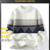 Fall Mens Christmas Cashmere Sweater O Neck Men Tops Quality Male Pullover Sweaters Thick Warm Pull Homme 2023