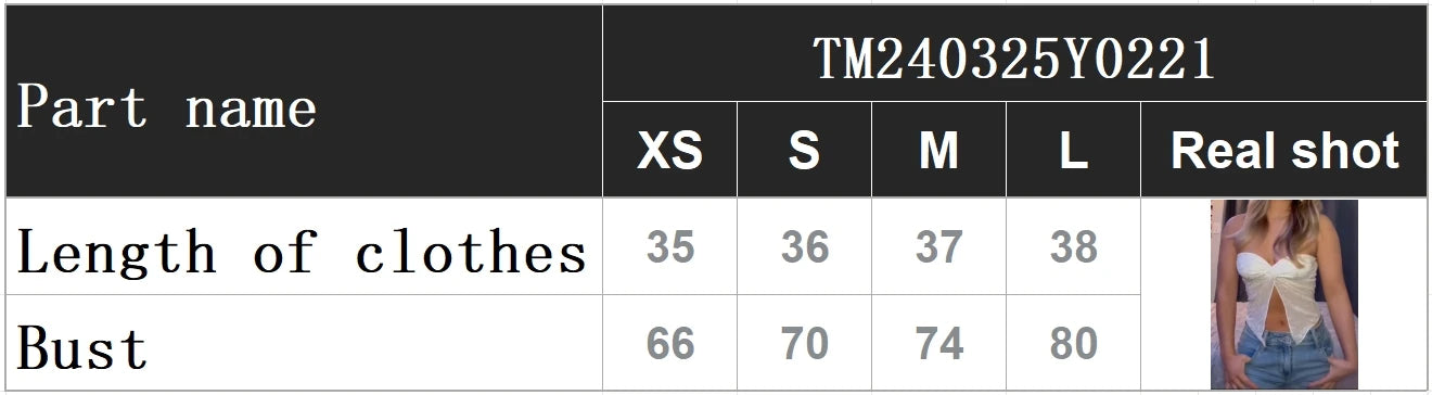 Summer Y2K Women's Sexy Twist Front Asymmetrical Hem Strapless Bandeau Crop Top Casual Tube Tops for Party Club Night Clothes