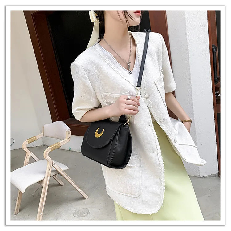 Summer Sailor Moon Ladies Handbag Black Luna Cat Shape Chain Shoulder Bag PU Leather Women Messenger Crossbody Small Bag Purses