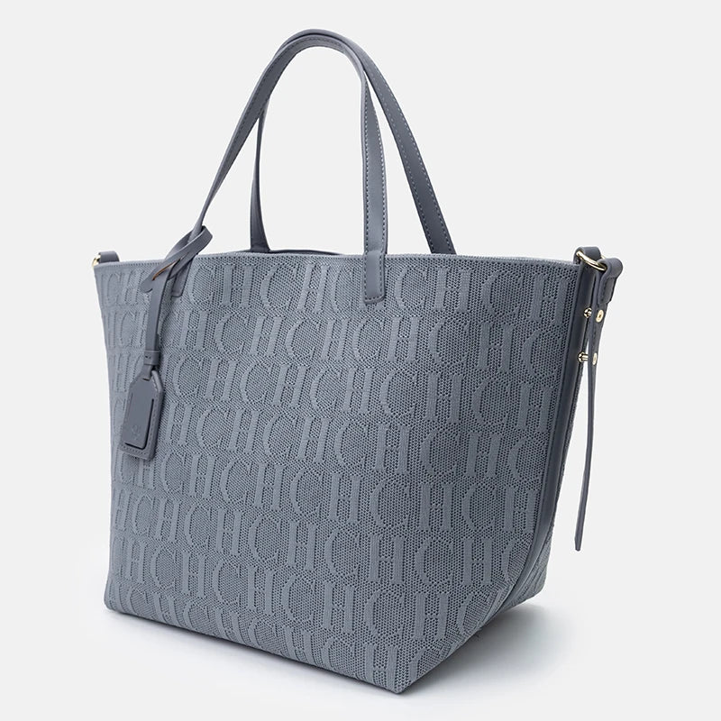 CH Classic Models of Women's Shoulder Bag Solid Color Fashionable Versatile Large-capacity Handbag Elegant Shopping Ladies Bag