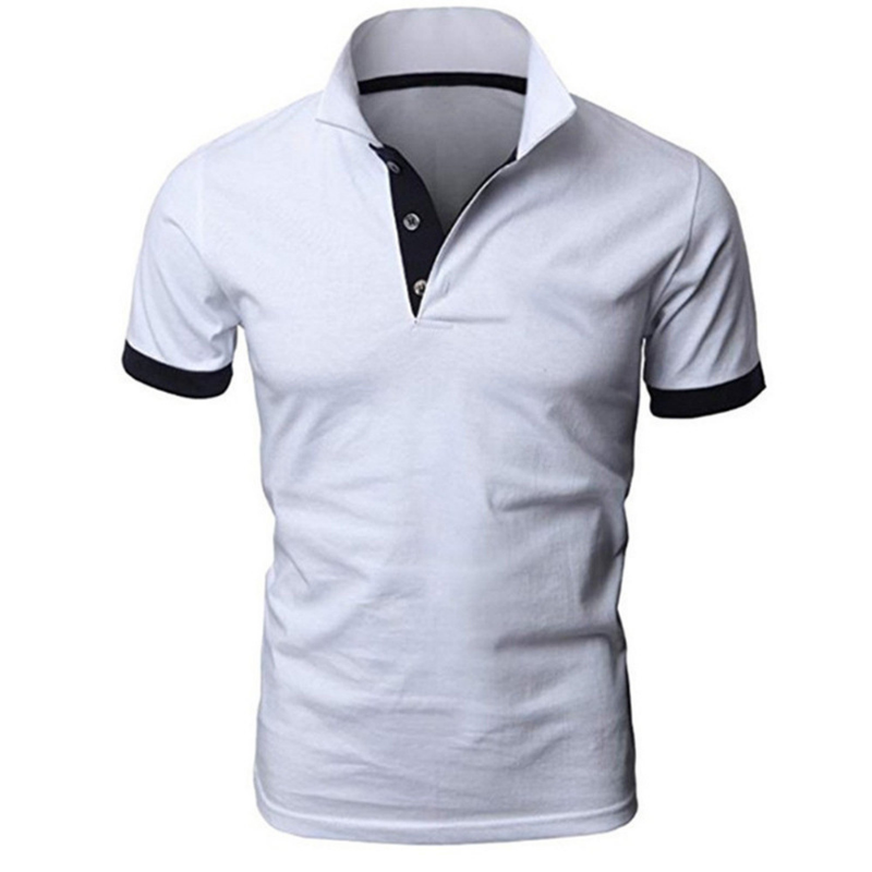 Men's Short Sleeve Polo Shirts Casual Slim Fit Basic Designed Shirts Quick-drying Anti-wrinkle Tops