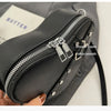 Vintage Y2K Kleine Kettennieten-Umhängetasche Herzförmige Geldbörse Handtasche Rotes PU-Leder Gothic Tote Bag Mode Frauen Umhängetasche