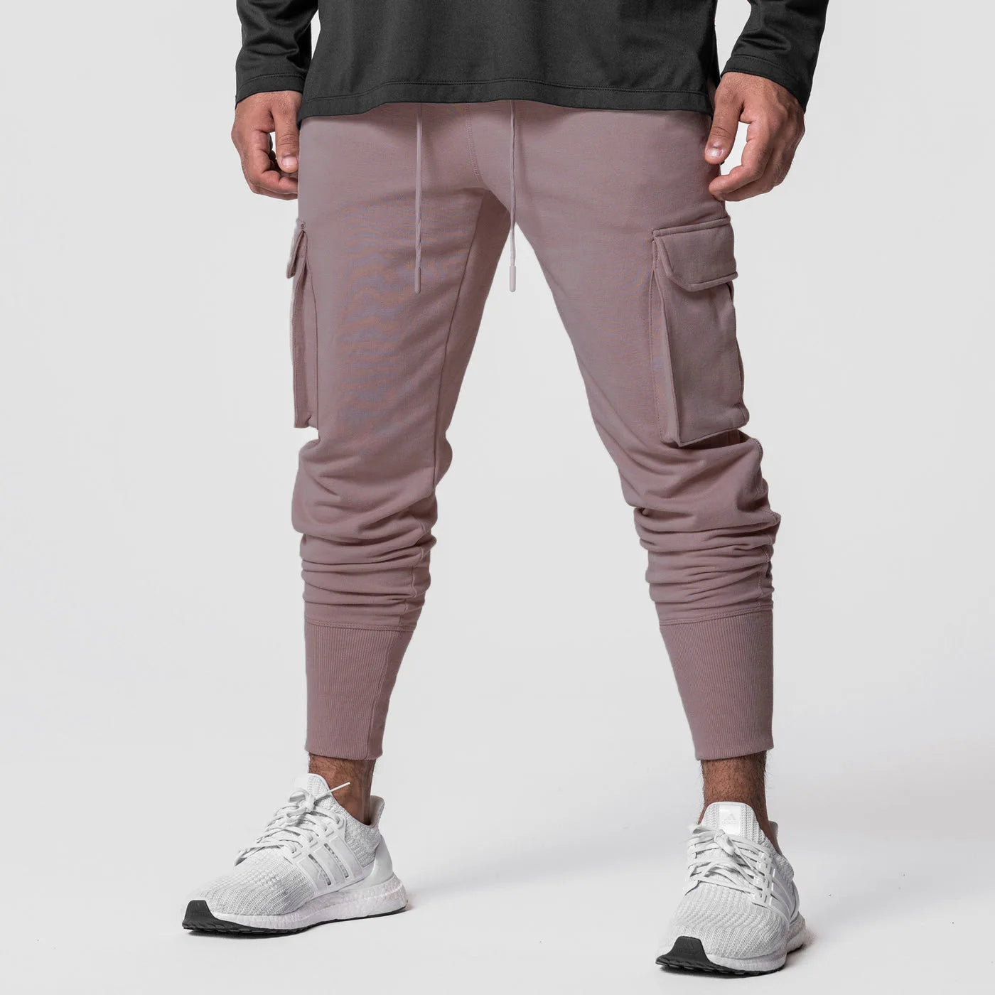 Men's Thick Cotton Training Sets Hoodie Casual Sports Pullover Hooded 2-piece Top with Pants Sweatshirts Gym Running Tracksuits