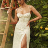 Hugcitar 2025 Sleeveless Satin Slip Floral Ruched Bandage Cut Out Maxi Dress Summer Women Fashion Sexy Party Club Robe Kpytomoa