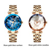 SENO Ocean Star Damen Kristalluhr 2024 Top-Marken Luxus Roségold Damen Armbanduhr für Damen Armbanduhr Relogio Feminino