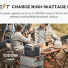 ECOFLOW Portable Power Station RIVER 2 Max, 499Wh/512Wh LiFePO4 Battery/ 1 Hour Fast Charging, Up To 1000W Output