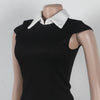 Ladies Streetwear Sleeveless Bodycon Dress 2024 Summer Autumn Women Mini Dresses Women Sweatshirts White Black Dress Clothing