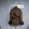 UCXQ Elegant OL Office Lady Overcoats Fur Patchwork Long Sleeve Woolen Coat Beautiful Women's Clothing Jacket Autumn 2025 Winter