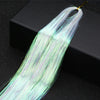 Shiny Sparkle Hair Tinsel 150PC/120cm Thin Colorful Rainbow Silk Hair Extensions Dazzles Women Hippie for Braiding Headdress