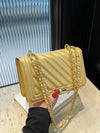 Fashionable Mini Quilted Embossed Chain Shoulder Bag Simple And Versatile Diagonal Crossbody Bag For Women Square Handbag