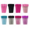 HIJOYSEEN 100 Pcs Makeup Brushes For Lip Eyebows Eyelash Shining Mascara Wands Applicators False Lashes Beauty Tools
