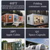 Modern Design Luxury Shipping Container House 20ft  Tiny Homes Prefab Houses Modular Prefabricated Mobile Home 3 Bedroom Price
