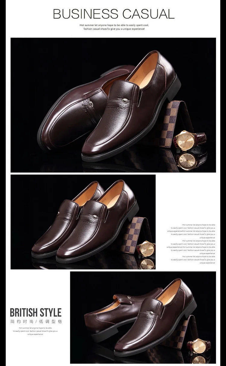 Leder Herren Business Schuhe Luxusmarke 2022 Herren Loafer Elegant Mokassins Atmungsaktiv Slip-on Schwarze Fahrerschuhe Übergröße 38-44