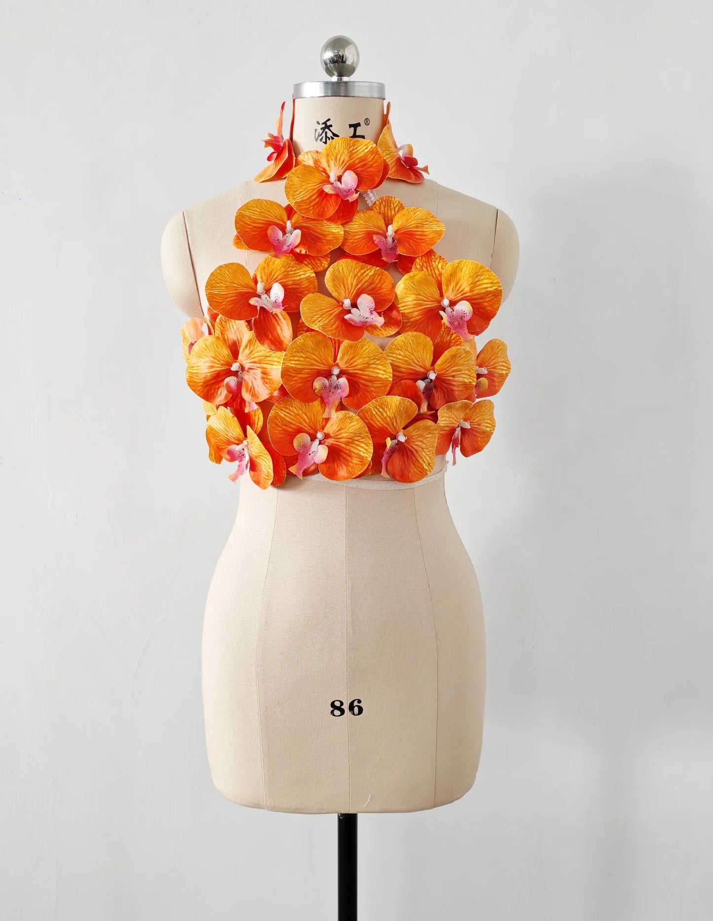New Rosered Women Sexy Florals Backless Bodycon Tops Celebrate Nightclub Party Bar Dancer DJ Performance Costume