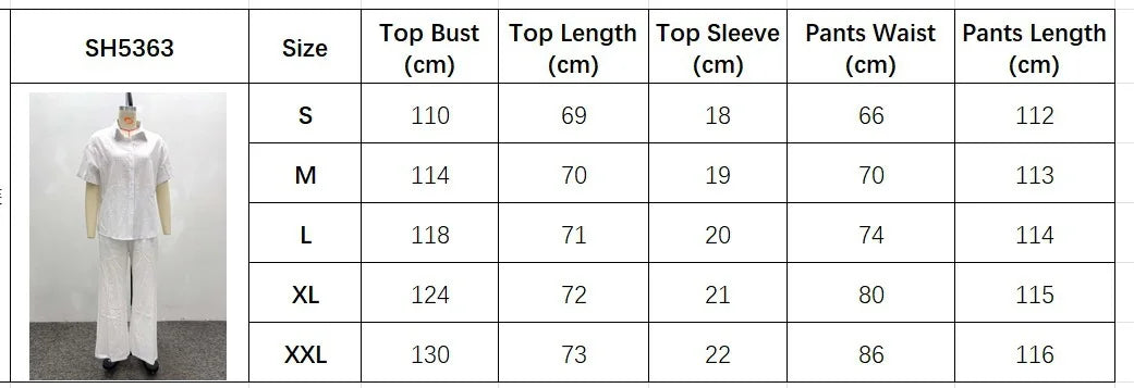Women Casual Two Piece Pant Set Short Sleeve Turn Down Collar Shirts Top and High Waist Loose Wide Leg Pant Matching Set 2025