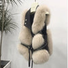Fur Coat Women's Vest Short Clothing Autumn Winter Patchwork Slim Fashion Versatile