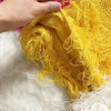 Fashion Tassel Knitted Short Sundress Women Sleeveless Stand Neck Elastic Bodycon Dress Beach Streetwear Bodycon Mini Dress