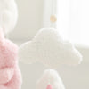 Baby-Kinderbett-Mobile-Rassel-Spielzeug 0-12 Monate Säugling Weicher Filz Teddy Samt Rosa Bär Bettglocke Hängendes Spielzeug Halterung Babybett Mädchen Spielzeug