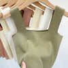 2026 Summer Women Sexy Sleeveless Tops Fashion Short Square Collar Tank Tops 6 Colors Knitted